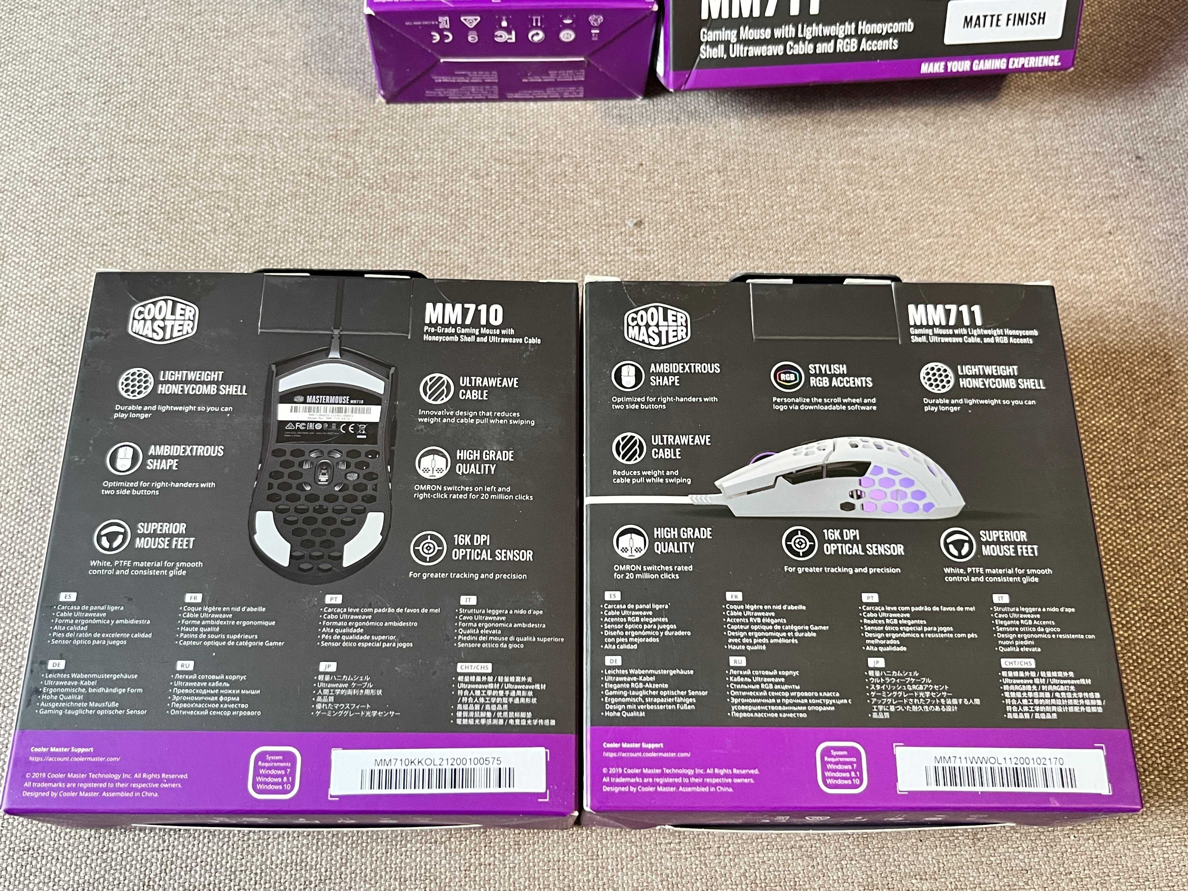 мышки Cooler Master MM710 / MM711 / MM720