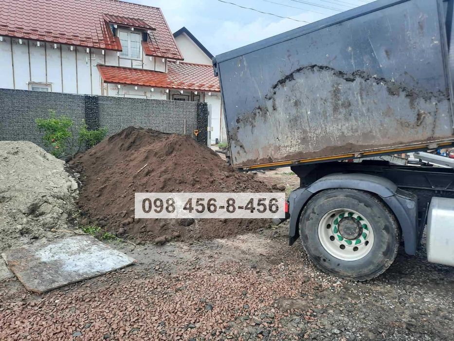 Послуги самоскид щебінь пісок чорнозем підсипка гній