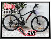 Алюмінієвий велосипед Crosser Raptor AIR ГІДРАВЛІКА 1X12s/3x8 2 підвіс