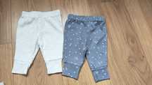 Legginsy spodnie niemowlęce newborn 4 sztuki
