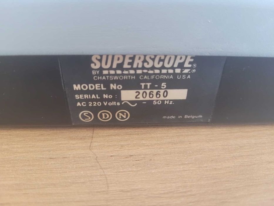 Marantz Superscope tt5 + Audio-Technica AT3600L