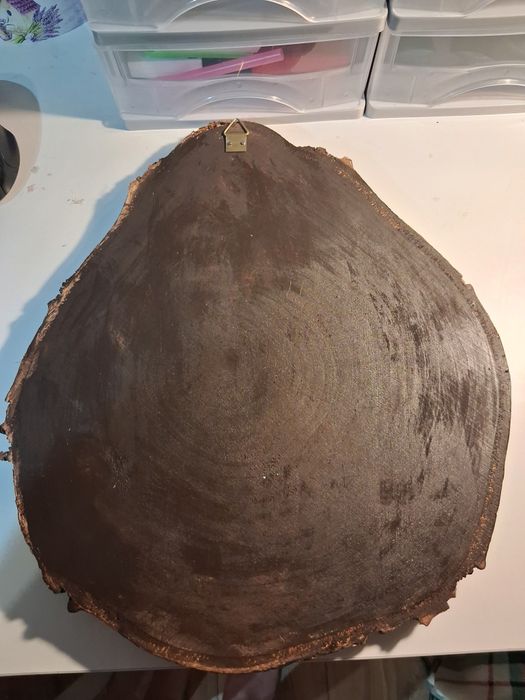 Św.rita namalowana na desce