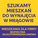 Mrągowo – potrzebuję wynająć mieszkanie dla firmy