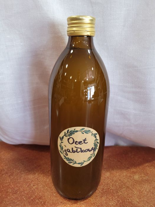 Ocet jabłkowy naturalny z niepryskanych jabłek 500ml