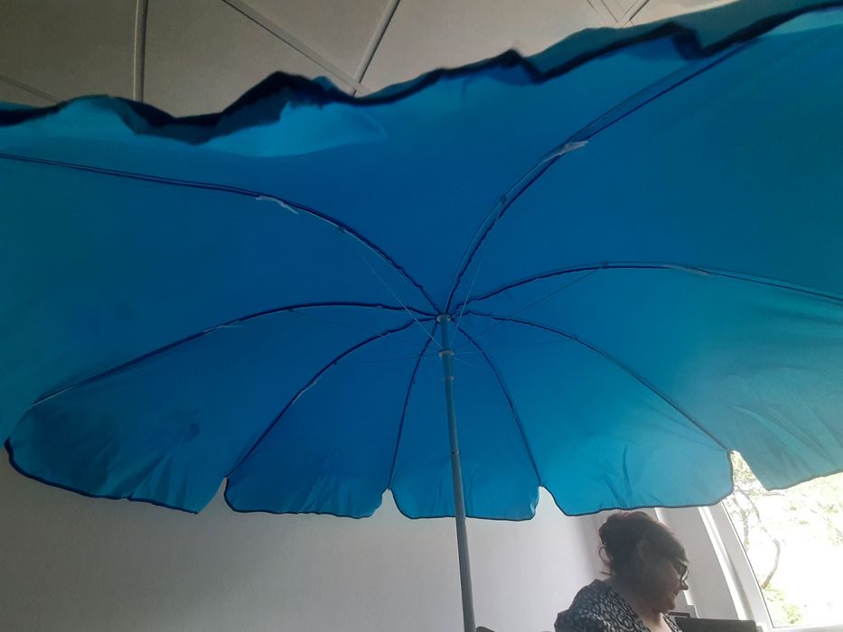 Parasol przeciwdeszczowy przciwsłoneczny 2m niebieski polski