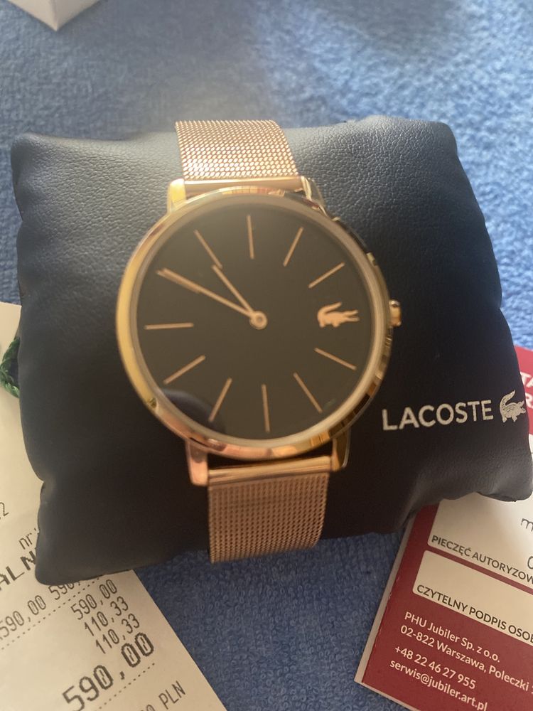 Nowy zegarek Lacoste.