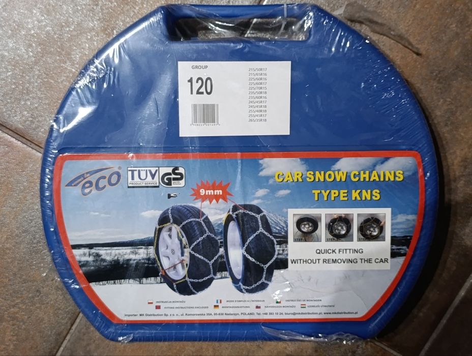 Łańcuchy śniegowe ECO KN 120 9mm 15"-18"