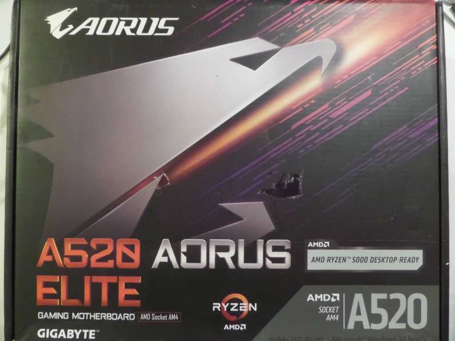 Płyta główna ATX Gigabyte  A520 Aorus Elite s. AM4 W10