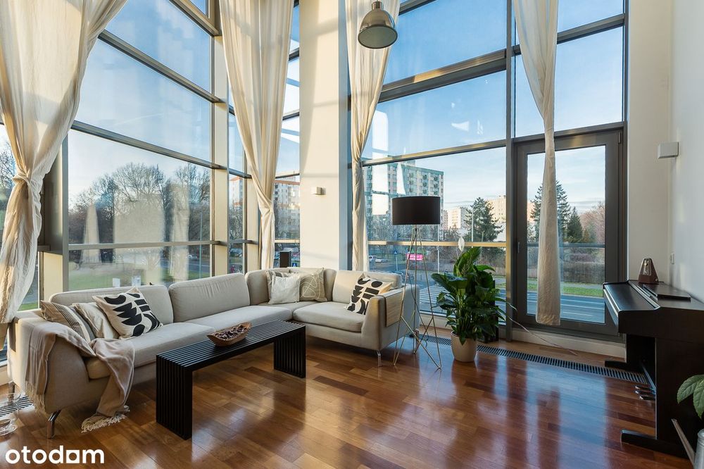 Ponadczasowy loft w sercu Mokotowa – cisza, zieleń, przestrzeń i styl