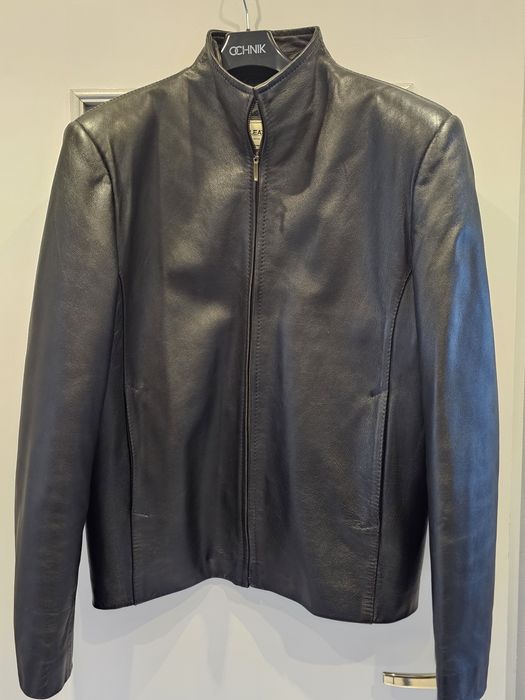 Kurtka męska czarna skóra naturalna