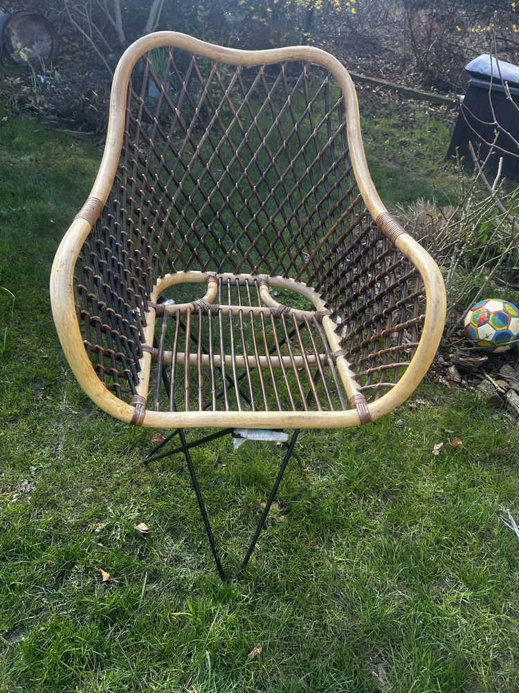 Krzesła 2x nowe ogrodowe rattanowe K336,2sztuki, nowe bez nóg