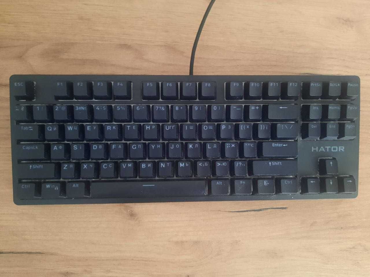 Клавіатура Hator Rockfall 2 Mecha TKL Orange USB Black