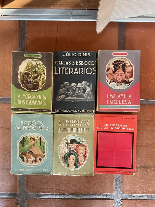 Lote livros Júlio Dinis