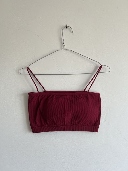 Топ бандо бордовий