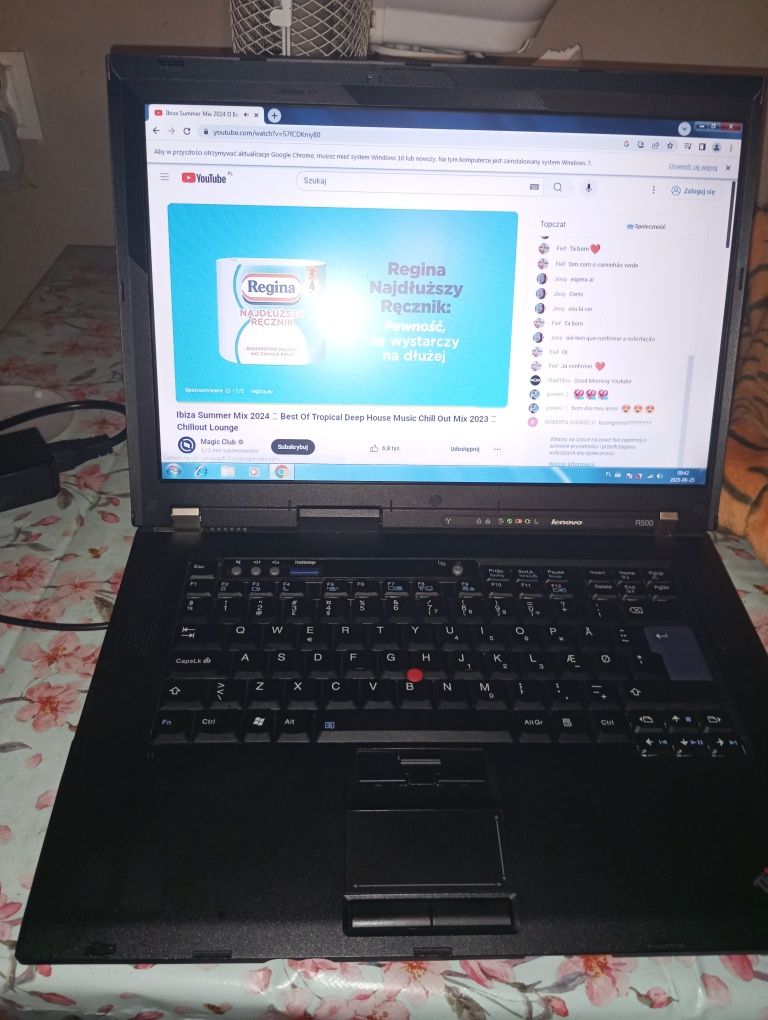 Super Laptop IBM Intel 4gb DDR3 nowy szybki dysk SSD TANIO