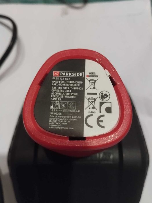carregador com bataria da marca Parkside
