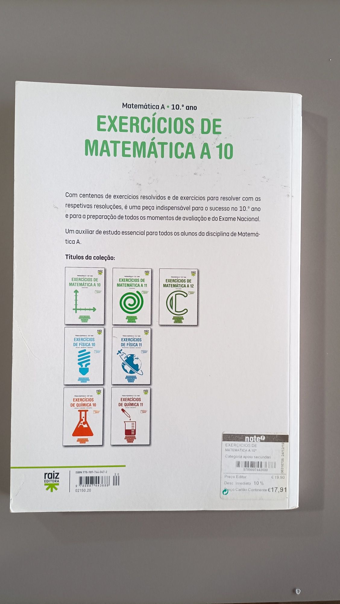 Livro preparação para exame Matemática