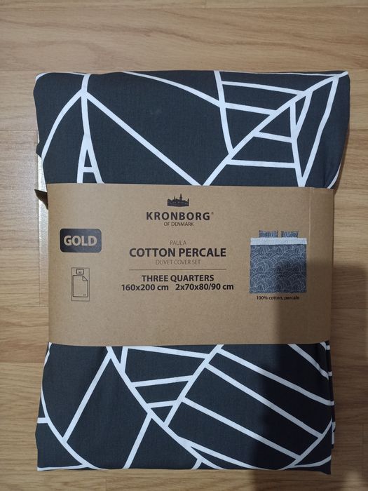 Pościel bawełniana z perkalu Jysk 160x200