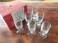 Kieliszki do wódki Krosno, 6 sztuk, 20 ml, vodka glasses