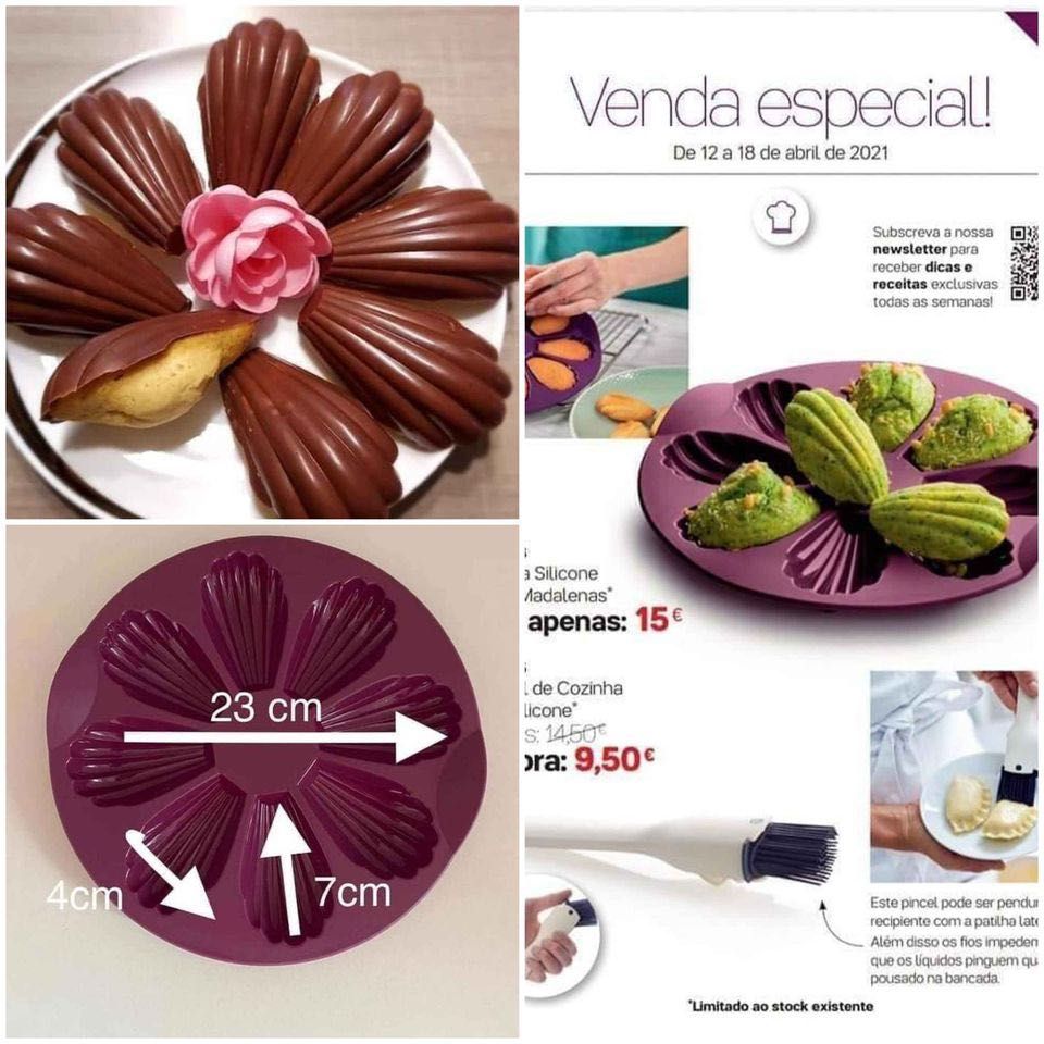Forma para Madalenas Tupperware