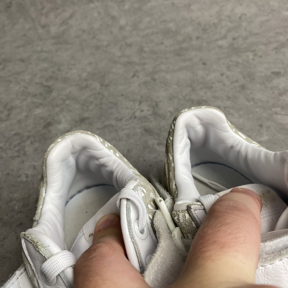 Шкіряні кросівки Adidas Forum Low White Grey
