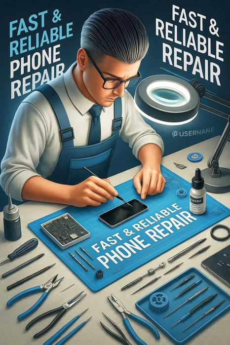 Serwis telefonów, wymiana wyświetlacza, baterii, tylnej obudowy