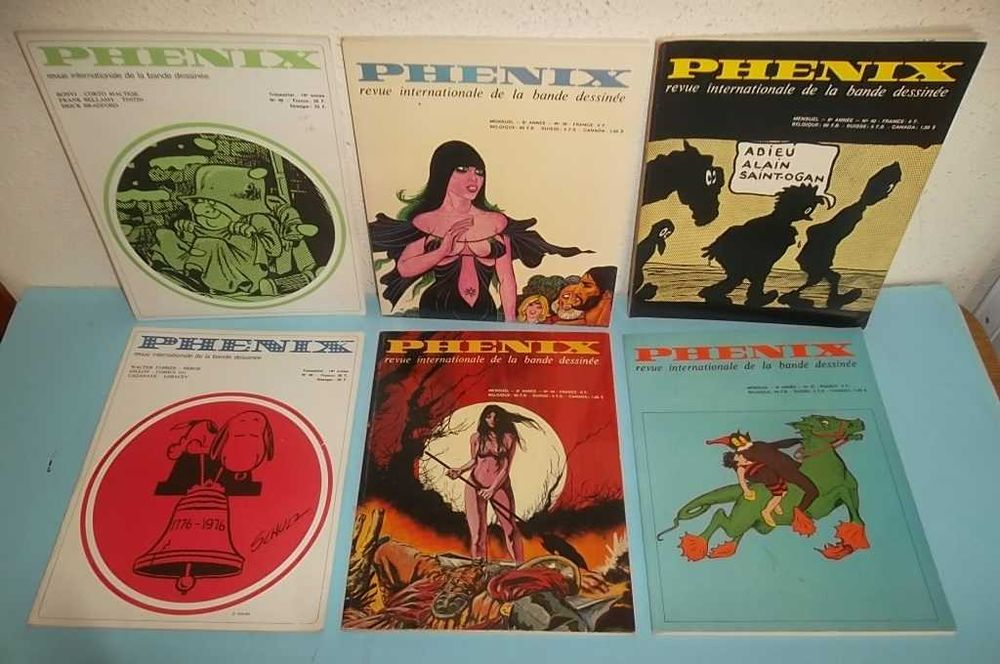 PHENIX - Lote de Revistas BD desde 1967