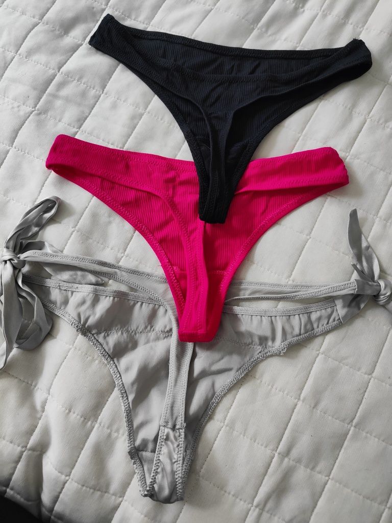 Stringi 3pary Reserved mix r. XS/S, 1x jedwab