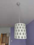 2 lampy glamour z kryształkami