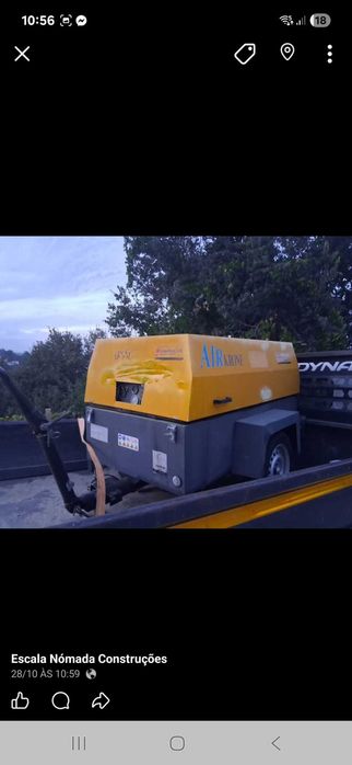 compressor / gerador ( oferta transporte ate 40 kms )