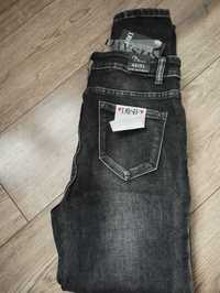 Ciemne jeansy XL