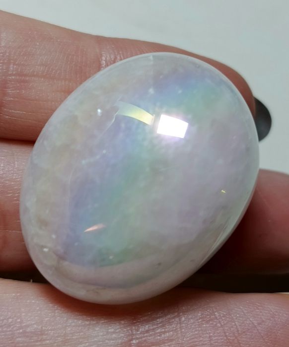 Kwarc aura palmstone