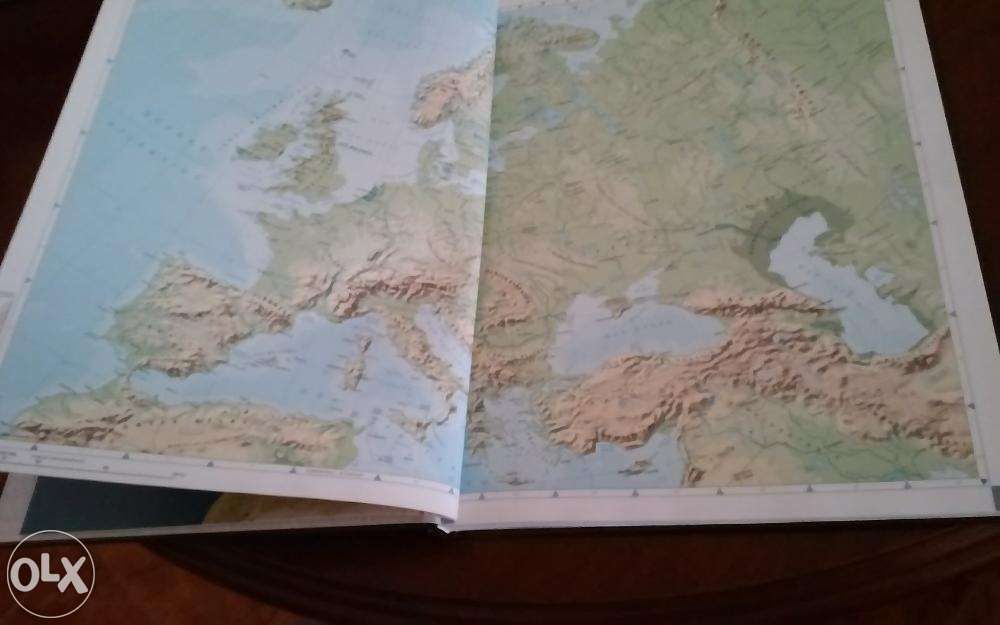 Livro Atlas National Geographic Europa I