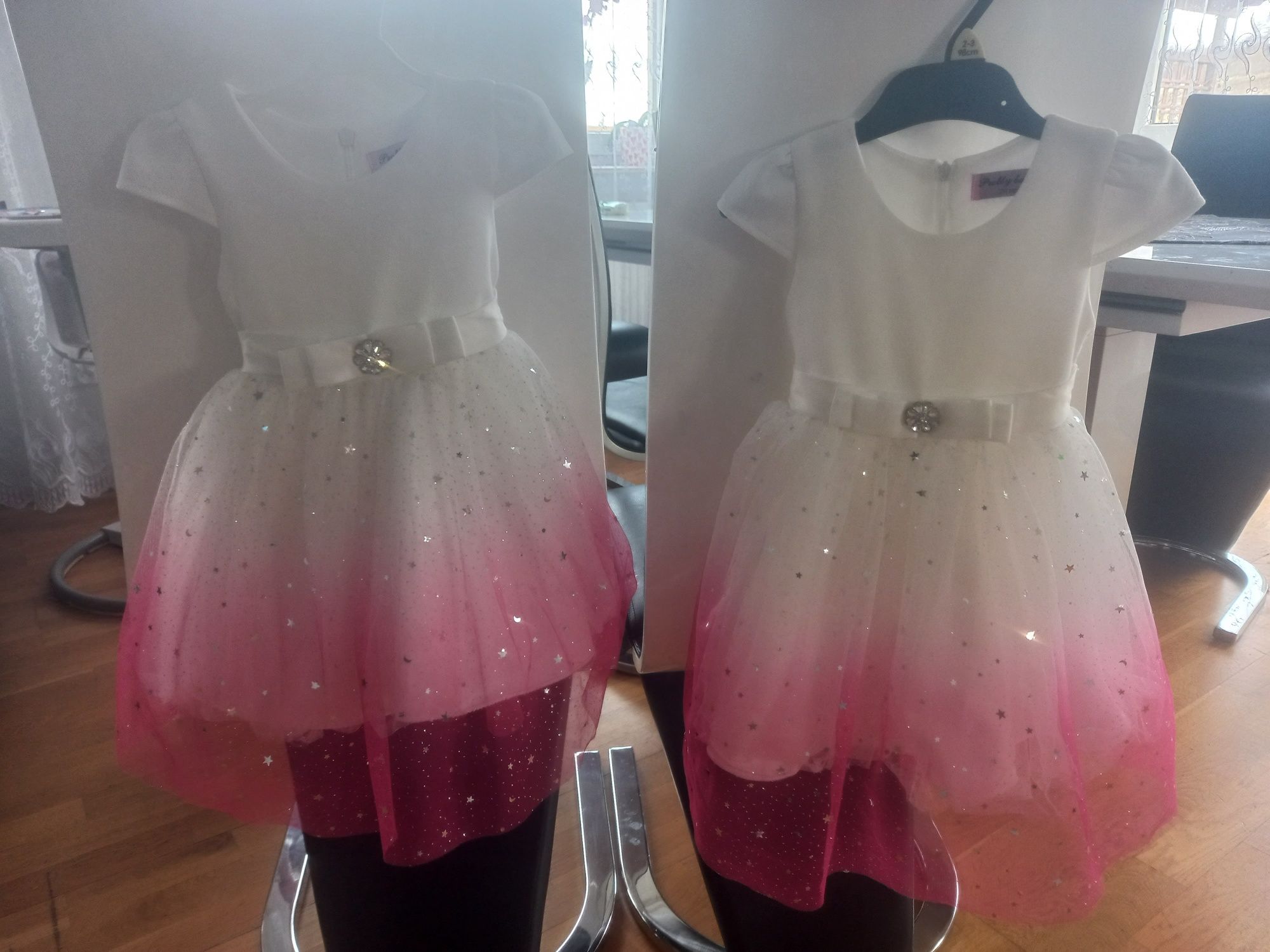Pretty baby sukienki dla siostrzyczek rok po roku 12m 74-80cm i 24m 86