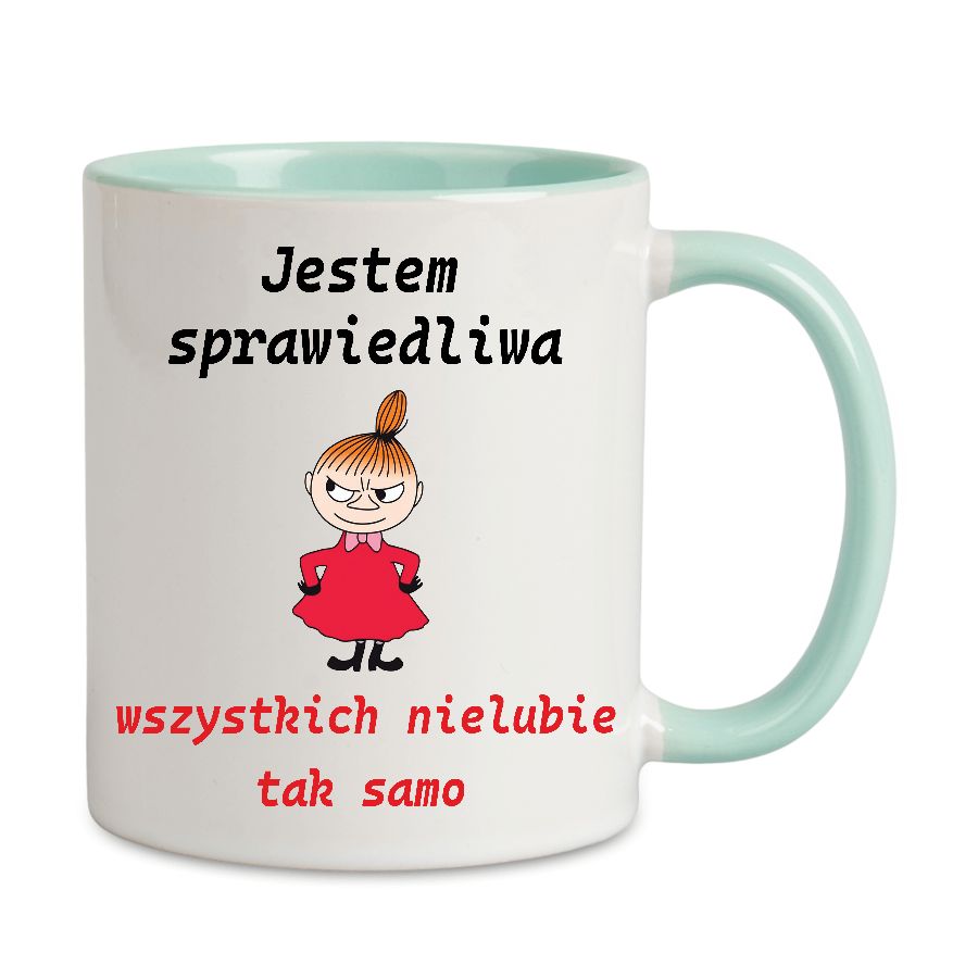 Kubek z nadrukiem Mała Mi, Muminki, Śmieszne, BCMZ-MI-007