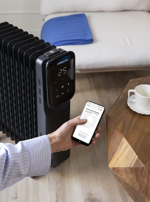 Aquecedor elétrico a óleo com WIFI 
Radiador elétrico a óleo com Wi-Fi