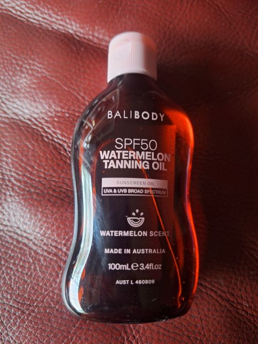 Nowy, oryginalny olejek do opalania BaliBody SPF50 Watermelon