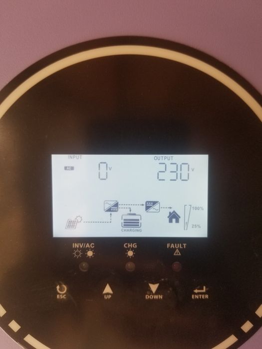 Гібридний інвертор 3 кіловата контролер заряда сонячних 3000 ват чисти