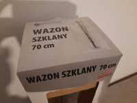 Wazon szklany 70 cm