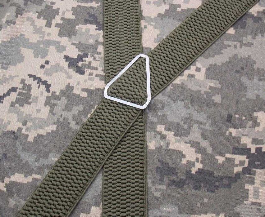 Широкие мужские подтяжки олива Польша / подовжені підтяжки хакі