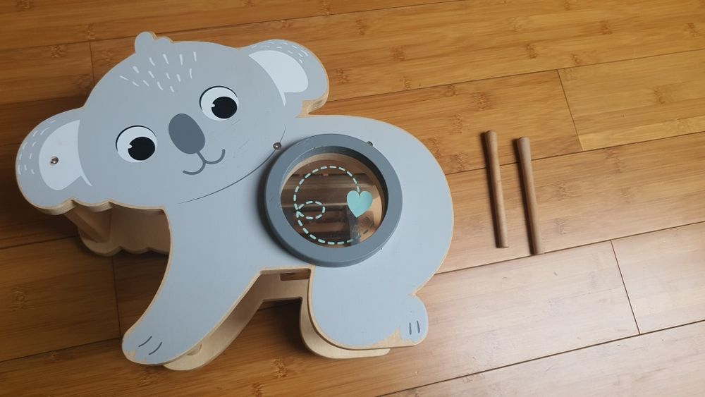 Zabawka drewniana Muzyczny Miś Koala Smiki Smyk z kartonem