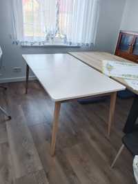 Stół biały rozkładany 160x90 po rozłożeniu 2m NOWY