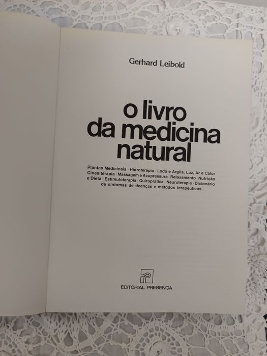 O livro da medicina Natural.Gerhard Leibold.1982