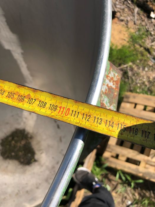 Бочка з нержавійки для поливу