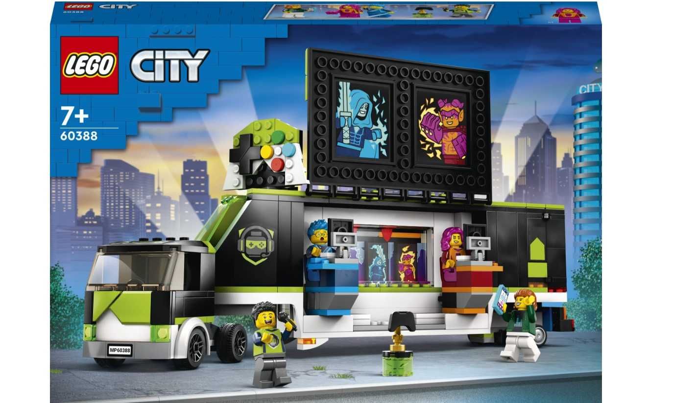 LEGO City 60388 Ciężarówka na turniej gier. 344 ELEMENTY Wysyłka 0 zł