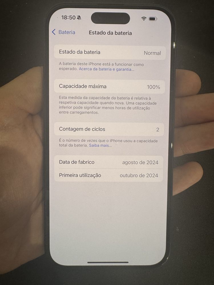 Iphone 16 256GB c/ garabtia ainda