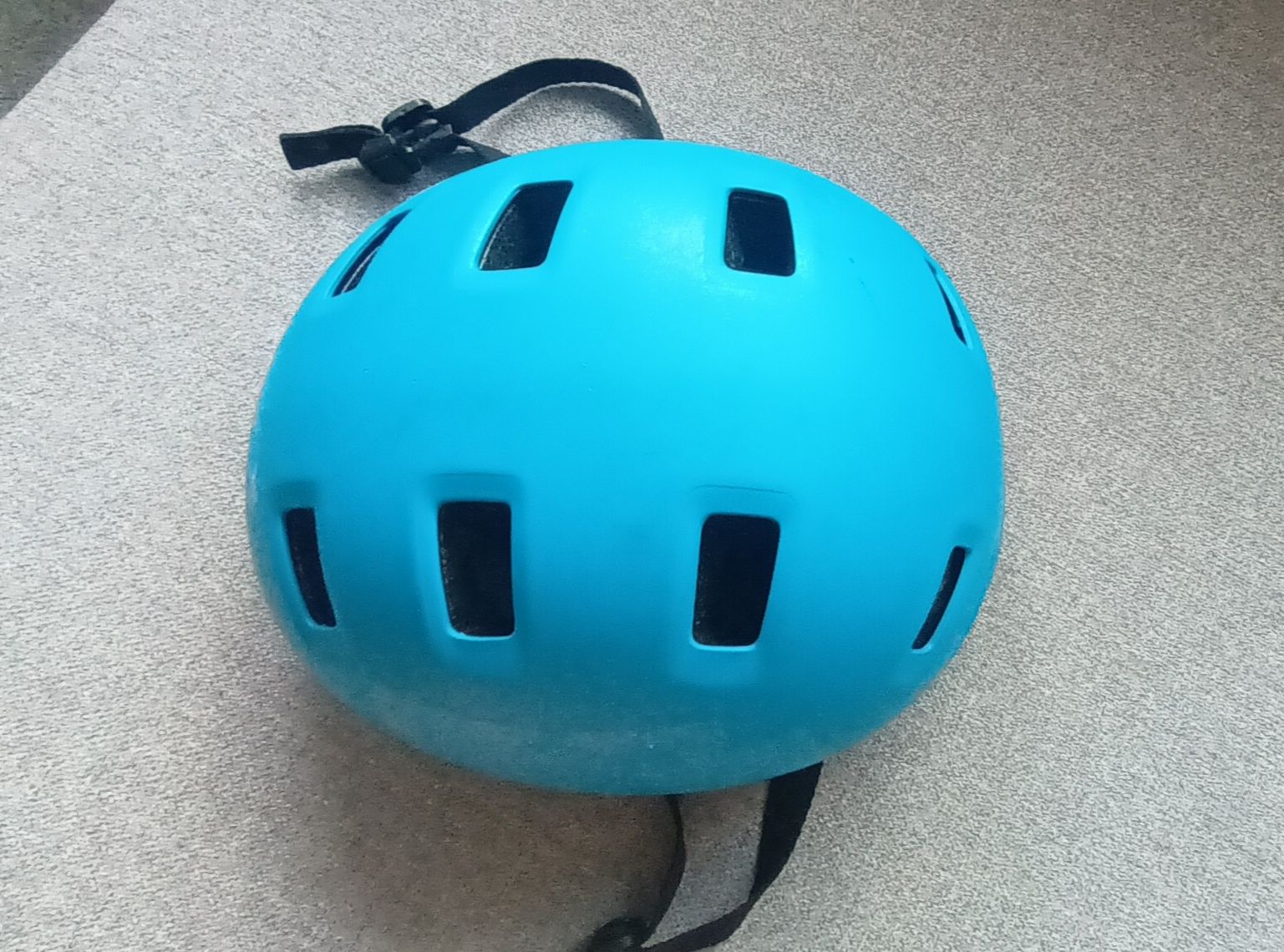 Kask Oxelo niebieski regulowany