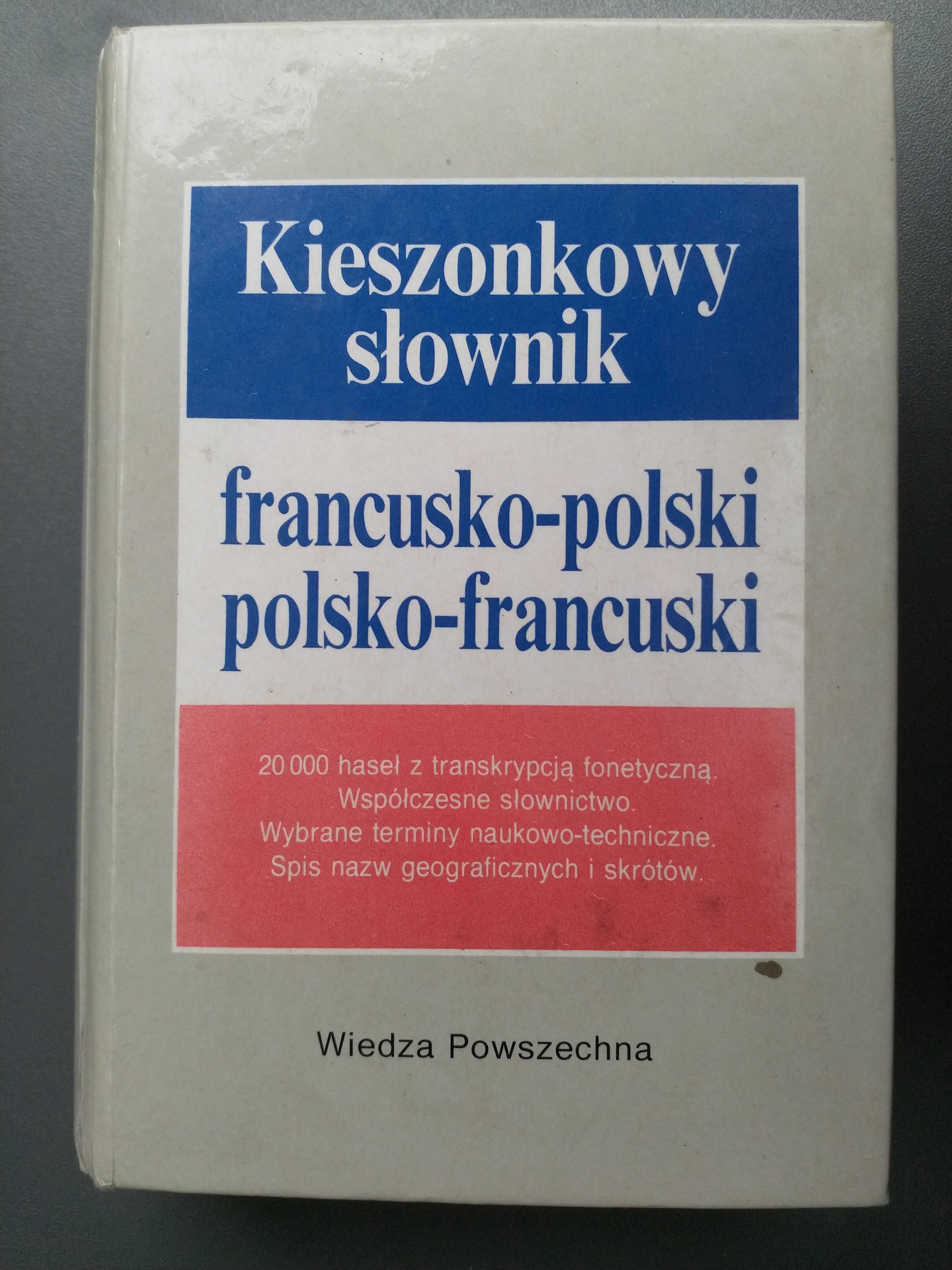 Kieszonkowy słownik francusko-polski