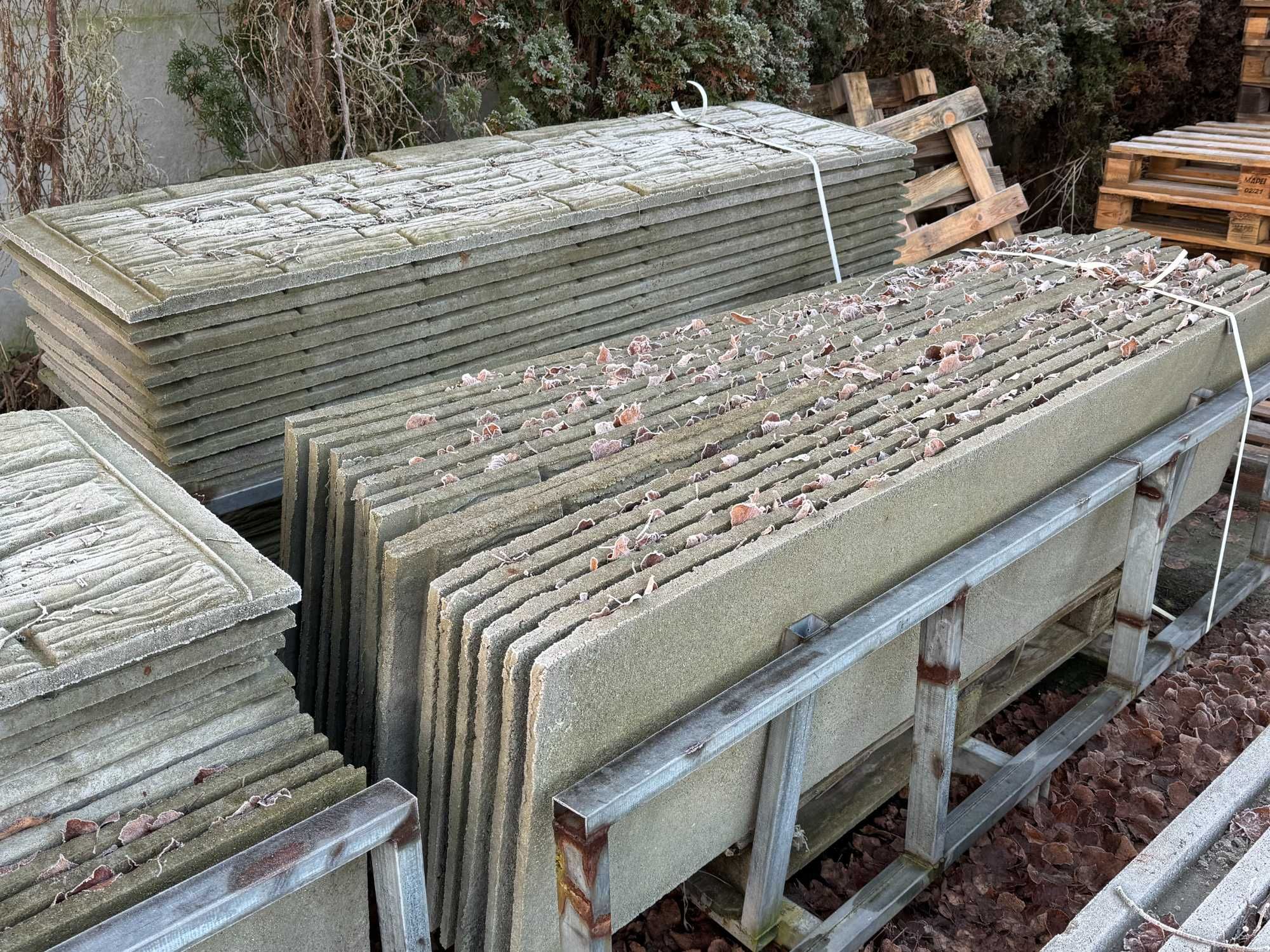 Płyty Betonowe Ogrodzenie Płot II Gatunek Wyprzedaż Płyta Słup Dostawa