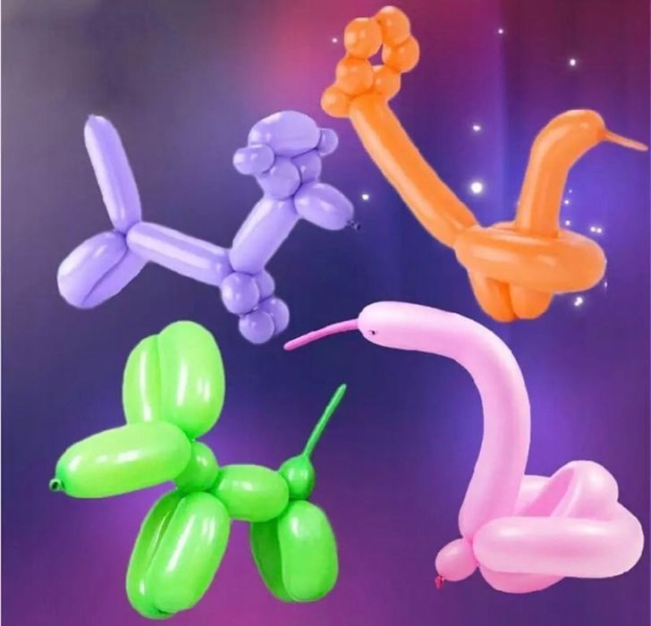 Balony Do Modelowania Długie Rurki Kolorowe Do Skręcania 100 Szt